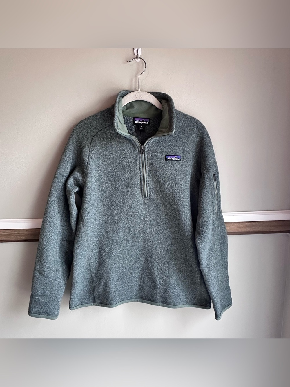 Patagonia 1/4 Zip Better Sweater Heathered Green 25617​